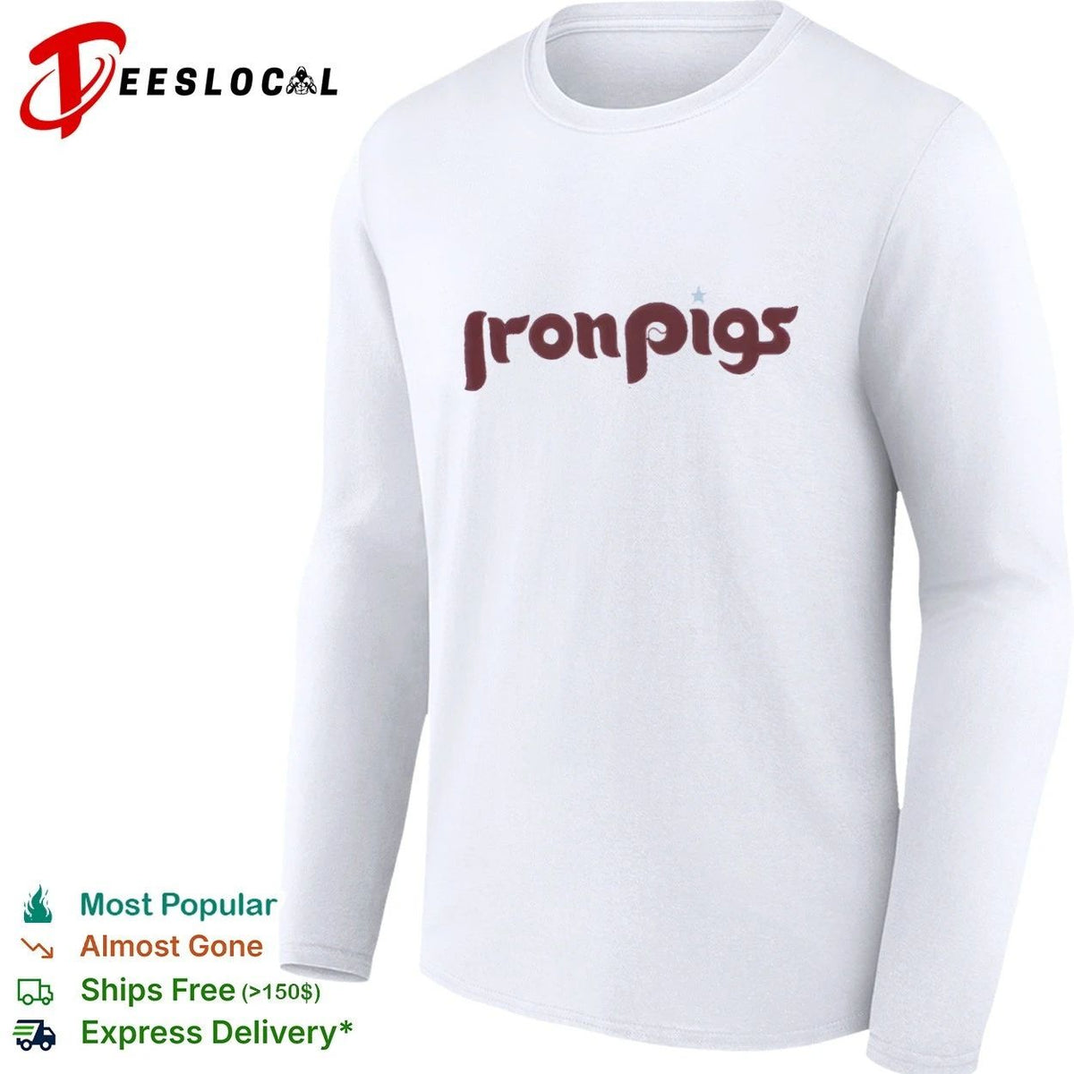 IronPigs Lehigh Valley IronPigs Minor League Baseball Unisex