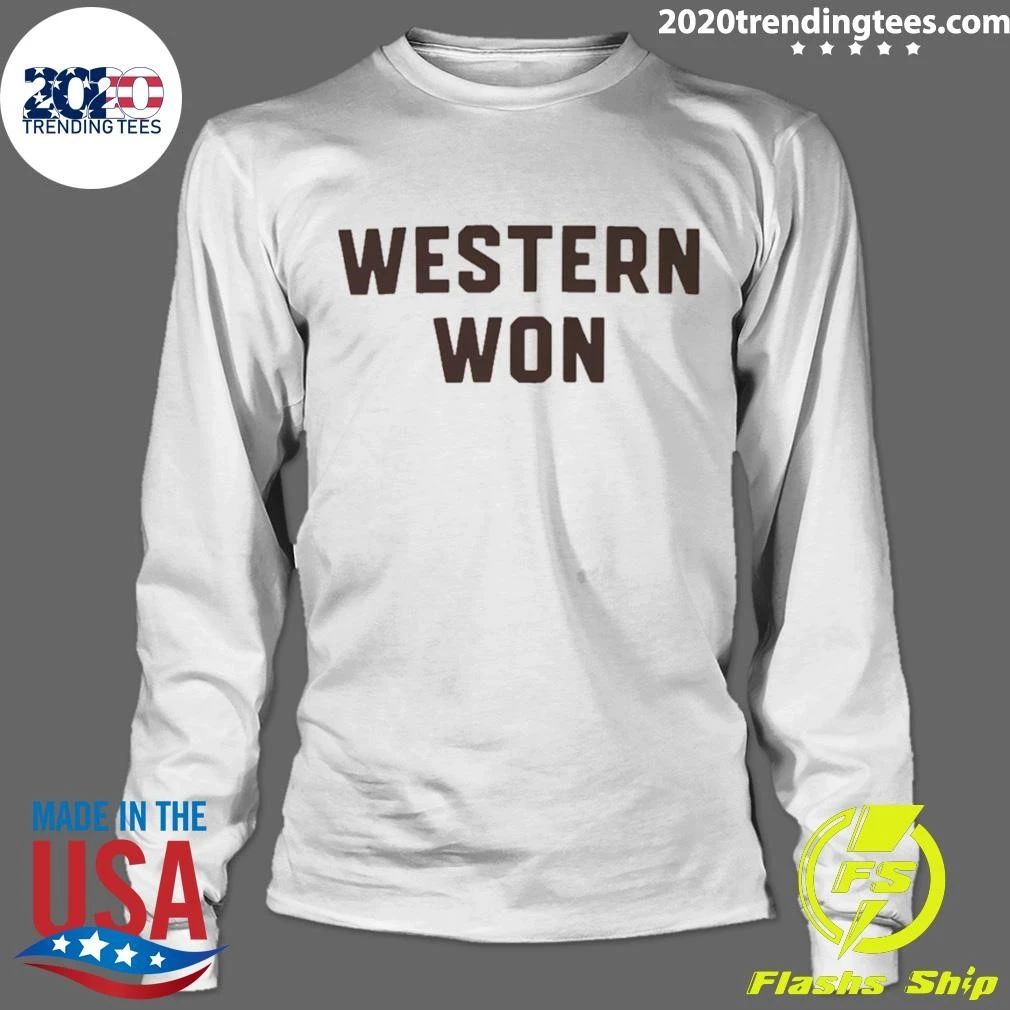 Western Won Wmu Vs Michigan Shirt