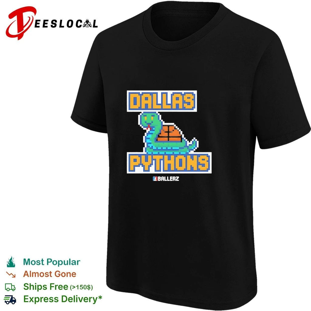 Dallas Pythons Ballerz basketball pixel art Unisex