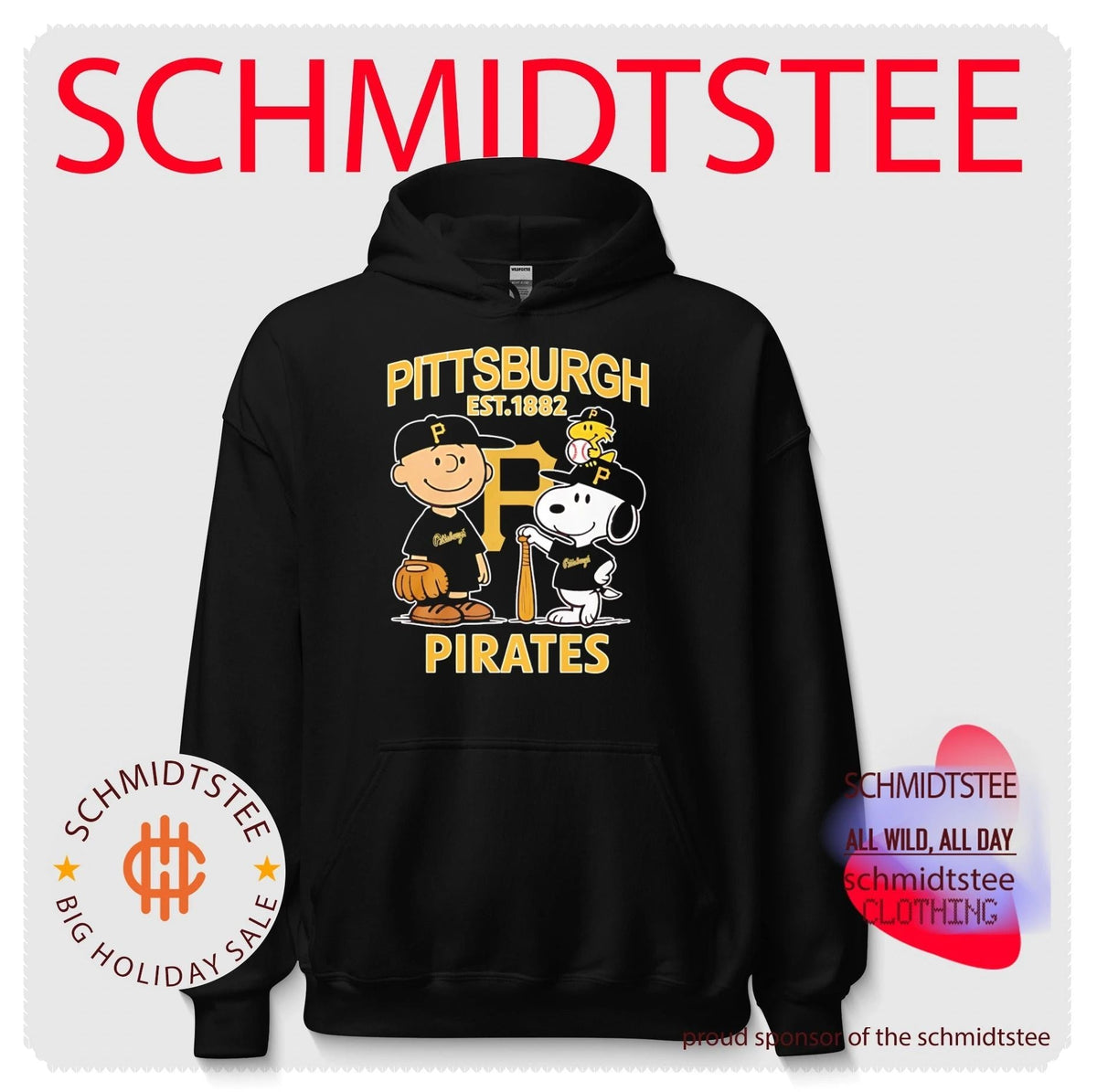 Peanuts x Pittsburgh Pirates Baseball est 1882 shirt Unisex