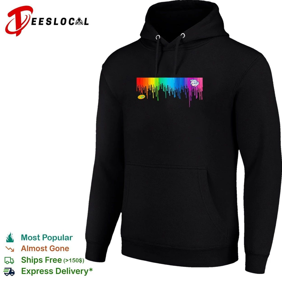 Crayola Paint Drip Lehigh Valley IronPigs Unisex