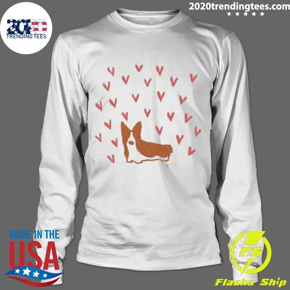 Cute Corgi Dog Valentines Day Shirt