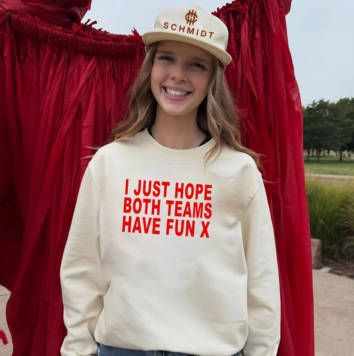 I Just Hope Both Teams Have Fun X sports humor shirt Unisex