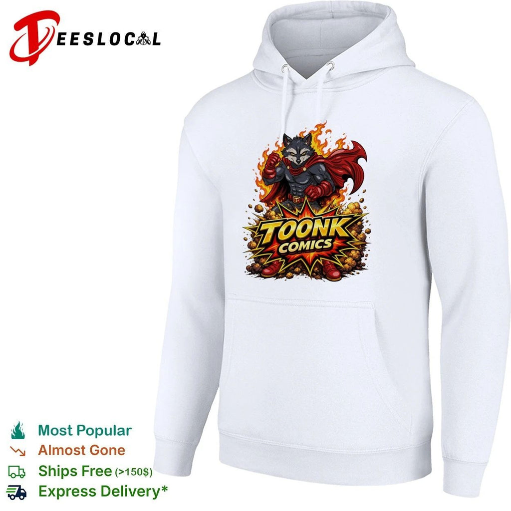 Toonk Comics Superhero Raccoon cartoon Unisex