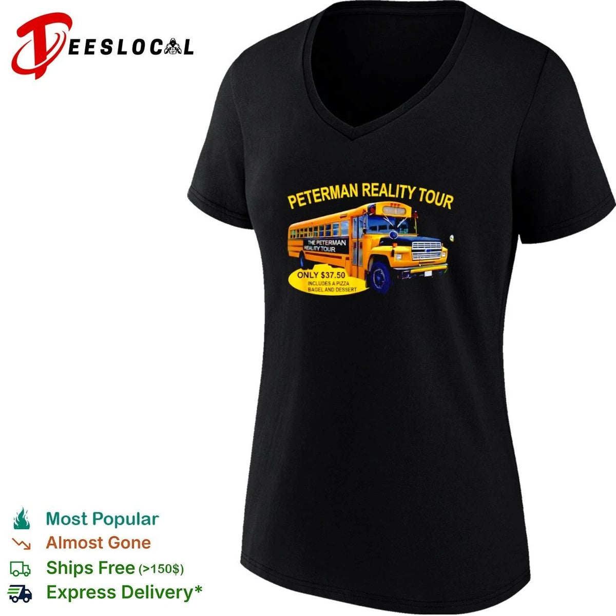 Peterman Reality Tour Only Includes a Pizza Bagel and Dessert Unisex