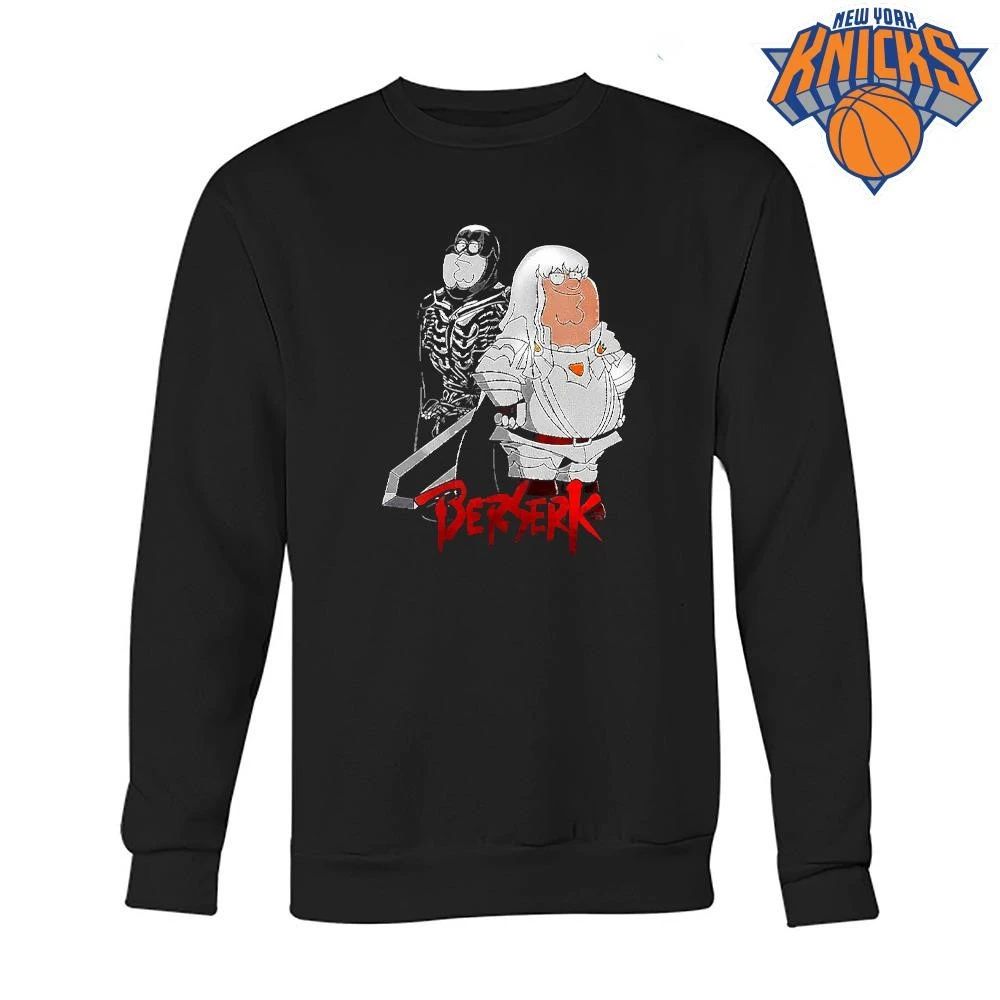 Peter Griffin as Griffith and Peter Griffin as Guts Berserk Family Guy Parody Shirt Unisex