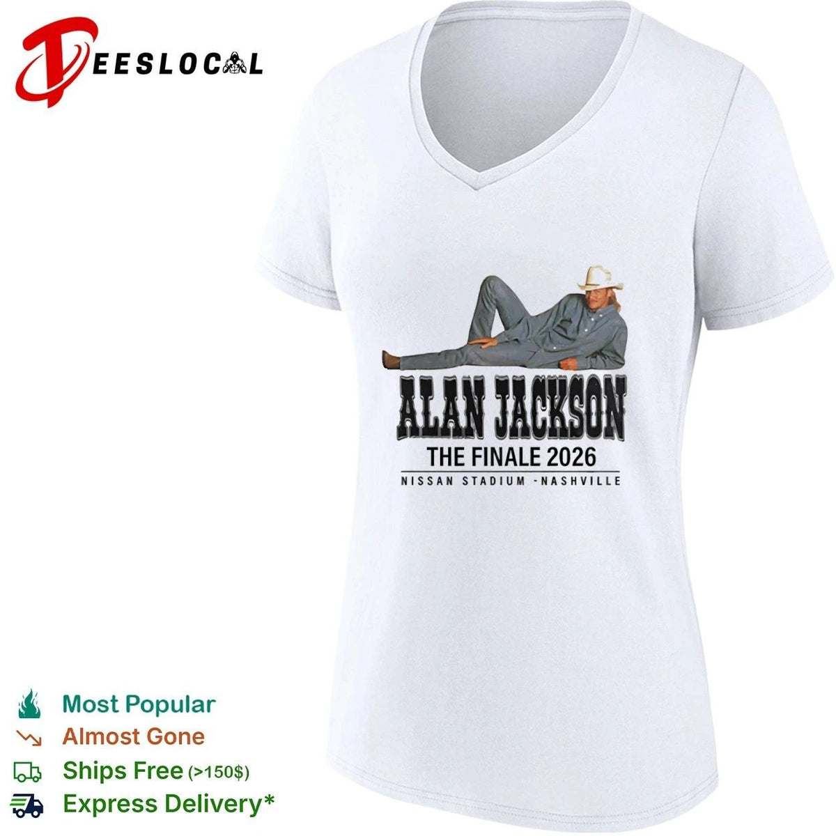 Alan Jackson The Finale 2026 Nissan Stadium Nashville Unisex