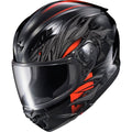 Scorpion Exo R430 Full Face Helmet Wyvern Blk/Red Black/Red