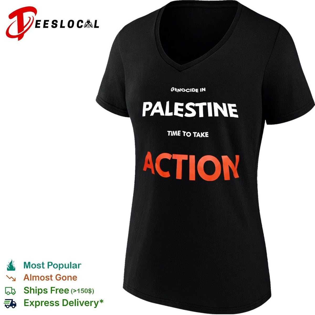 Genocide in Palestine Time to Take Action Unisex