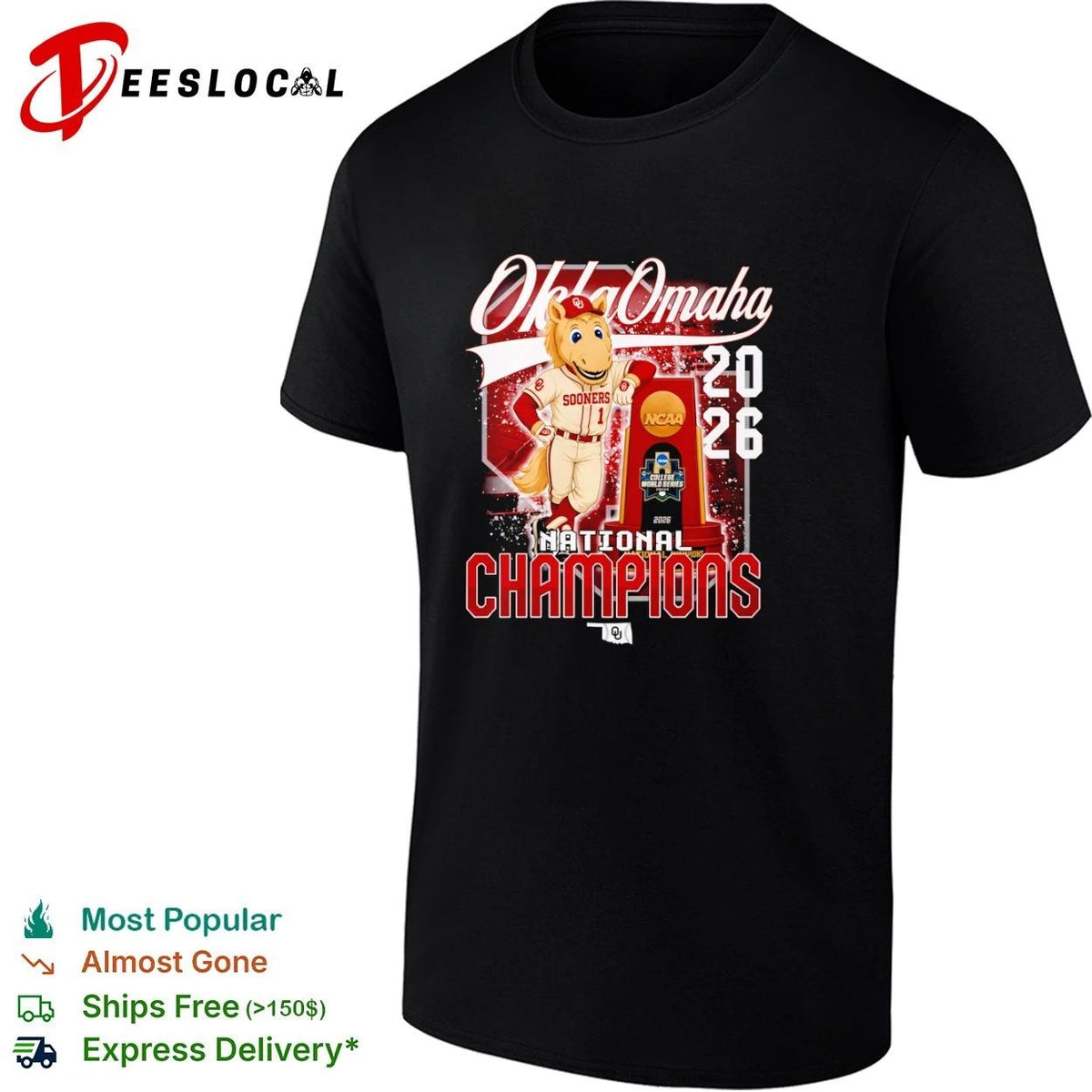 OklaOmaha 2026 National Champions Sooners Unisex