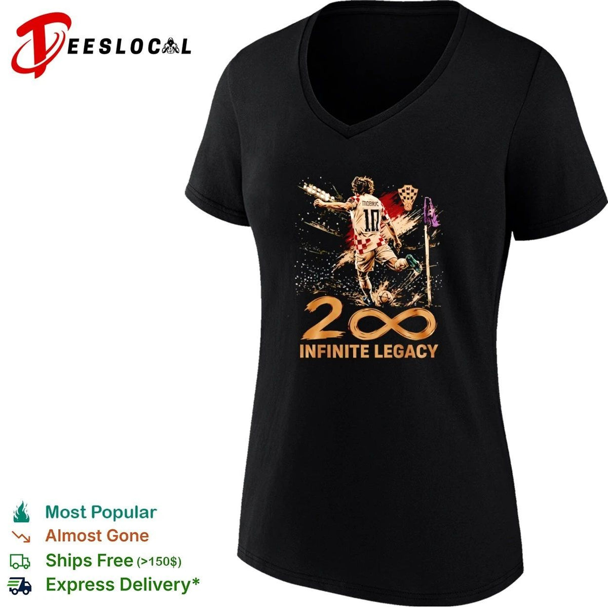 Luka Modric Croatia National Team Infinite Legacy World Cup Unisex