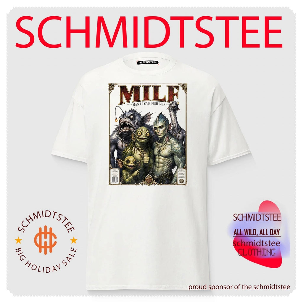 Milf Man I Love Fish-Men Magazine Cover shirt Unisex