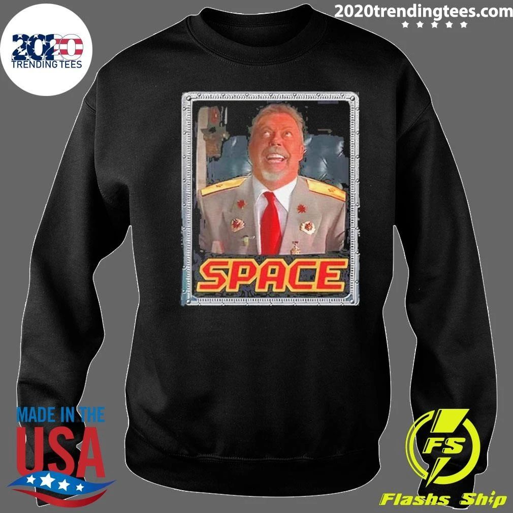 Tim Curry Space Command and Conquer Retro Gaming Shirt