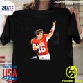 The Unbearable Weight of Being Arch Manning Football Texas Longhorns 16 Rock and Roll Sign Shirt