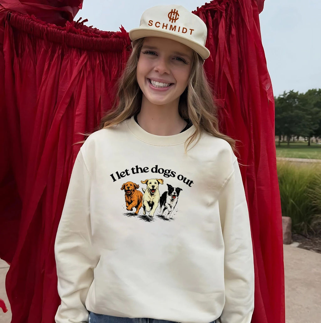 I Let the Dogs Out golden retriever labrador shirt Unisex