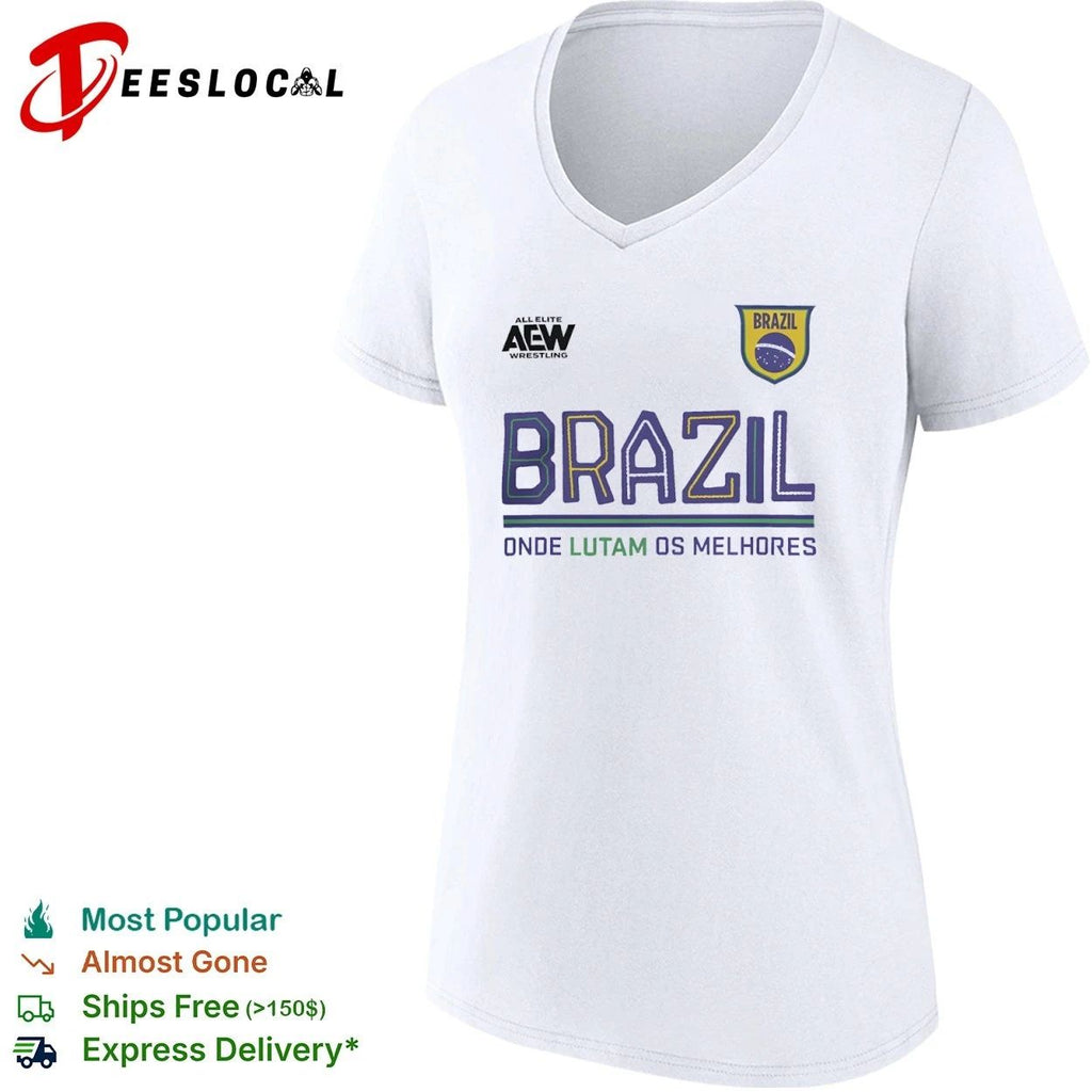 AEW Wrestling Brazil Onde Lutam Os Melhores Unisex
