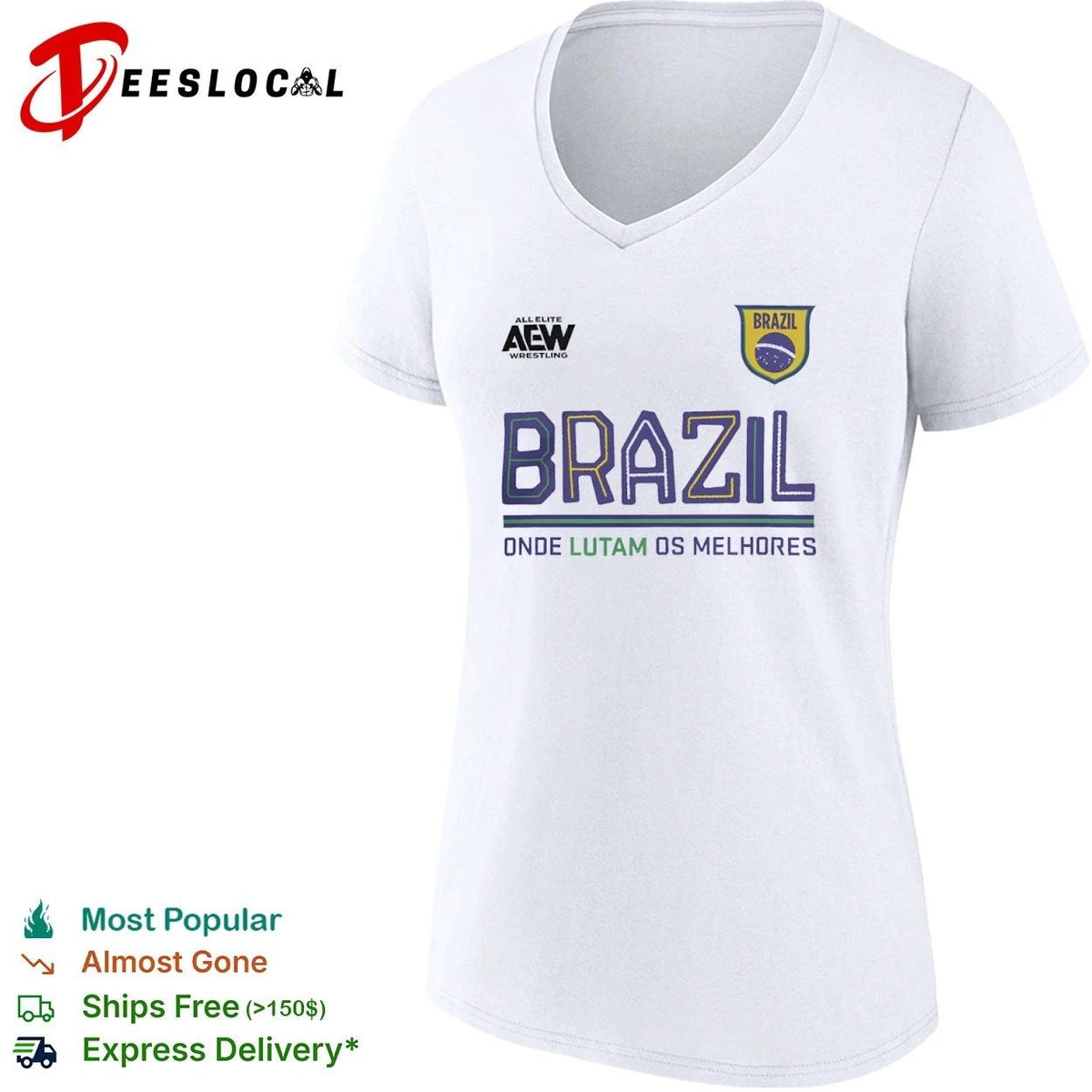 AEW Wrestling Brazil Onde Lutam Os Melhores Unisex