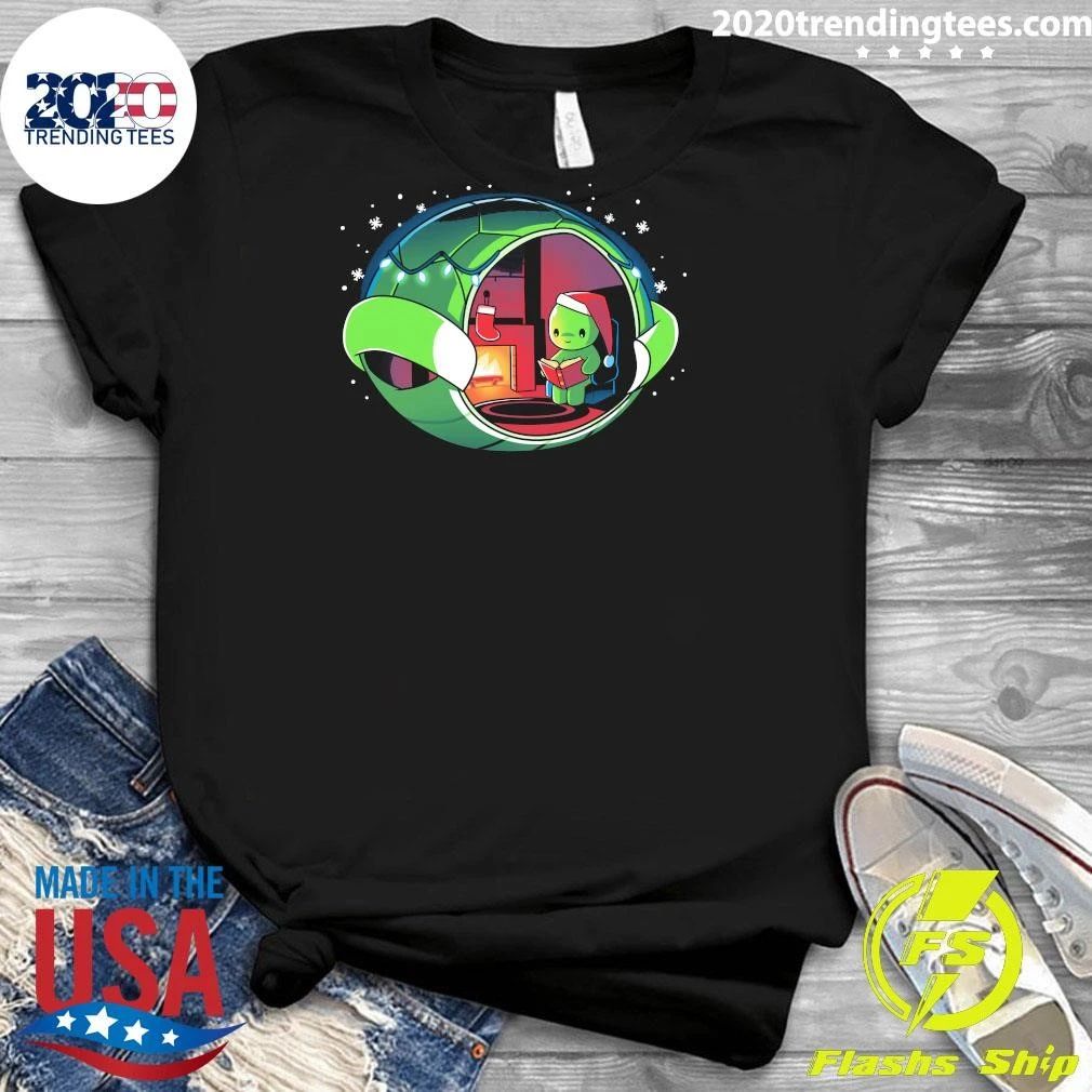 Christmas Turtle Cute and Nerdy Shirt
