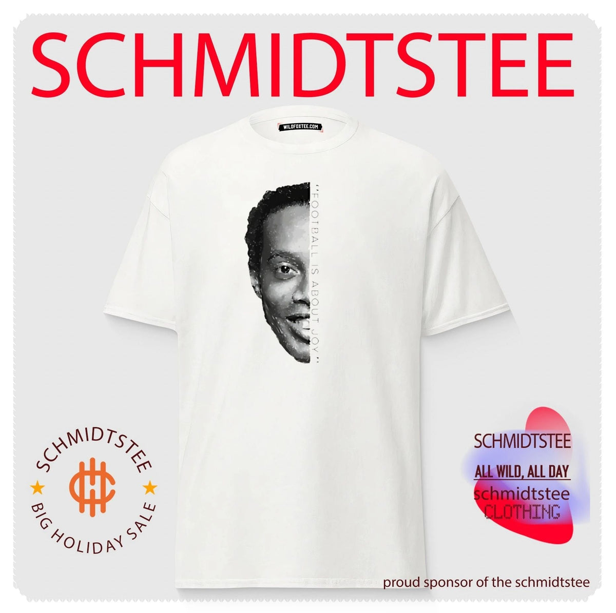 Ronaldinho Football Is About Joy Soccer Legend shirt Unisex