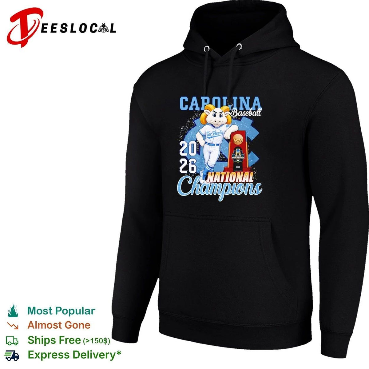 Carolina Baseball 2026 National Champions Unisex