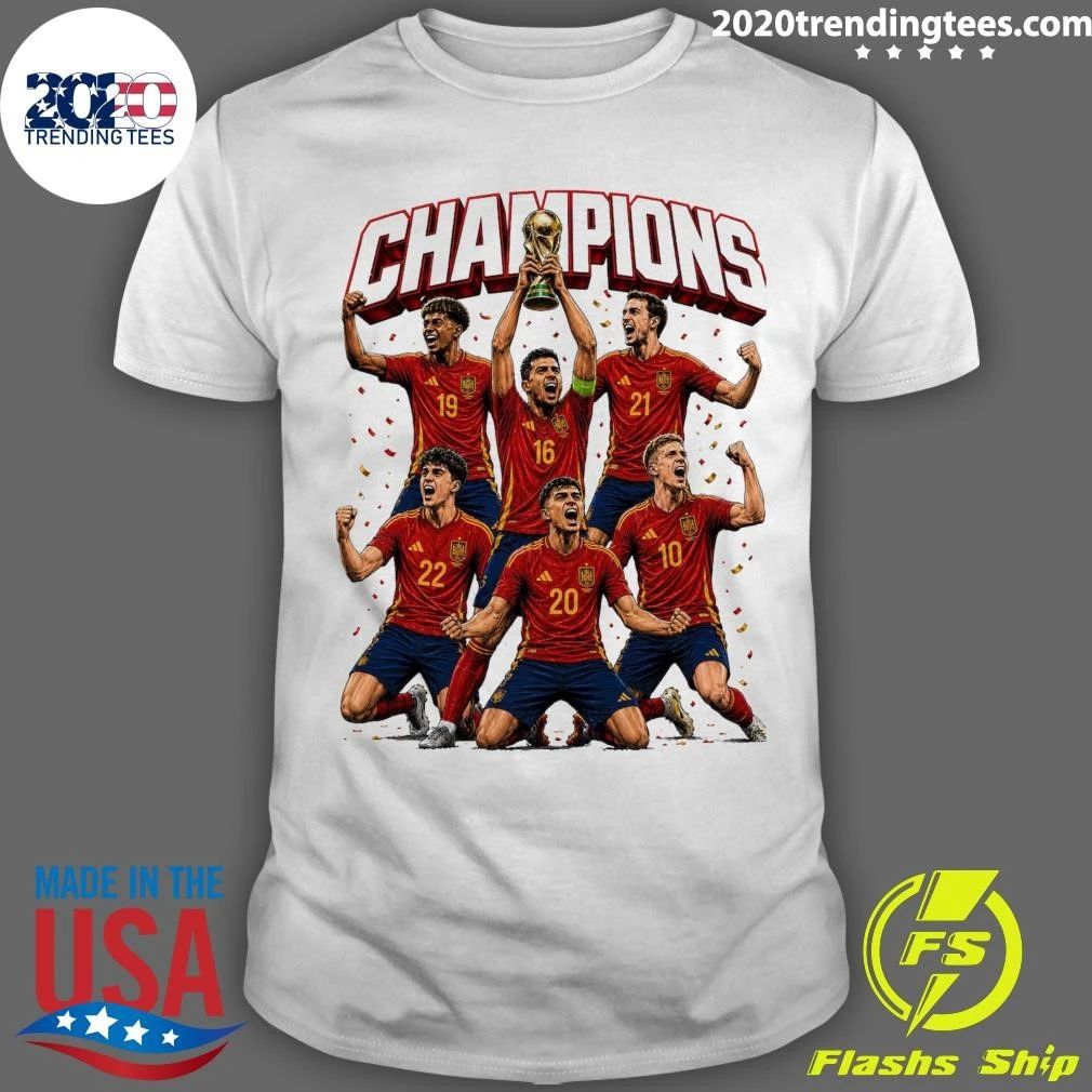 Spain Champions World Cup 2026 Football Shirt