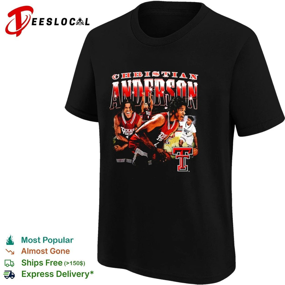 Christian Anderson Texas Tech Basketball Unisex