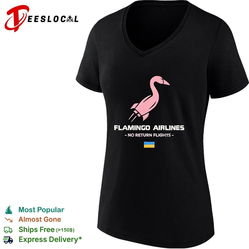 Flamingo Airlines No Return Flights Ukraine Flag Unisex