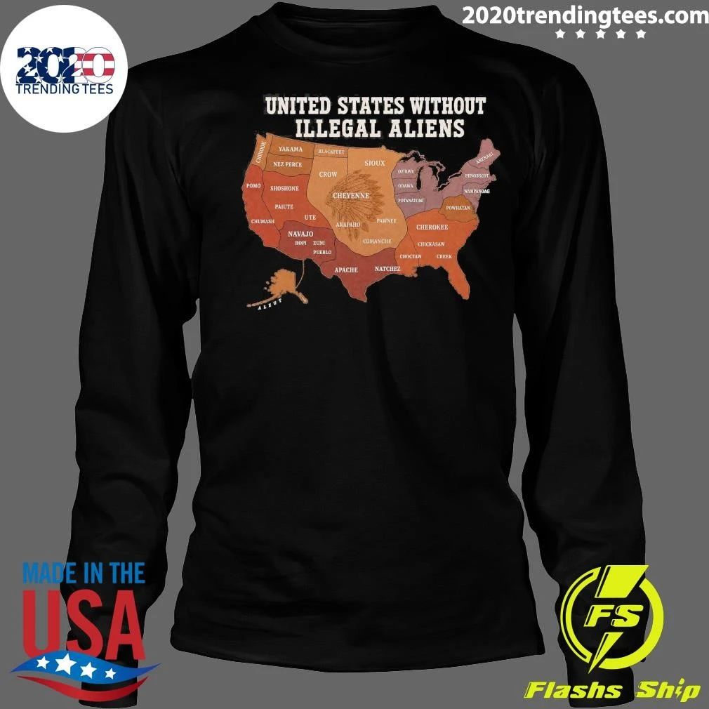 Native Americans United States Without Illegal Aliens Tee Shirt