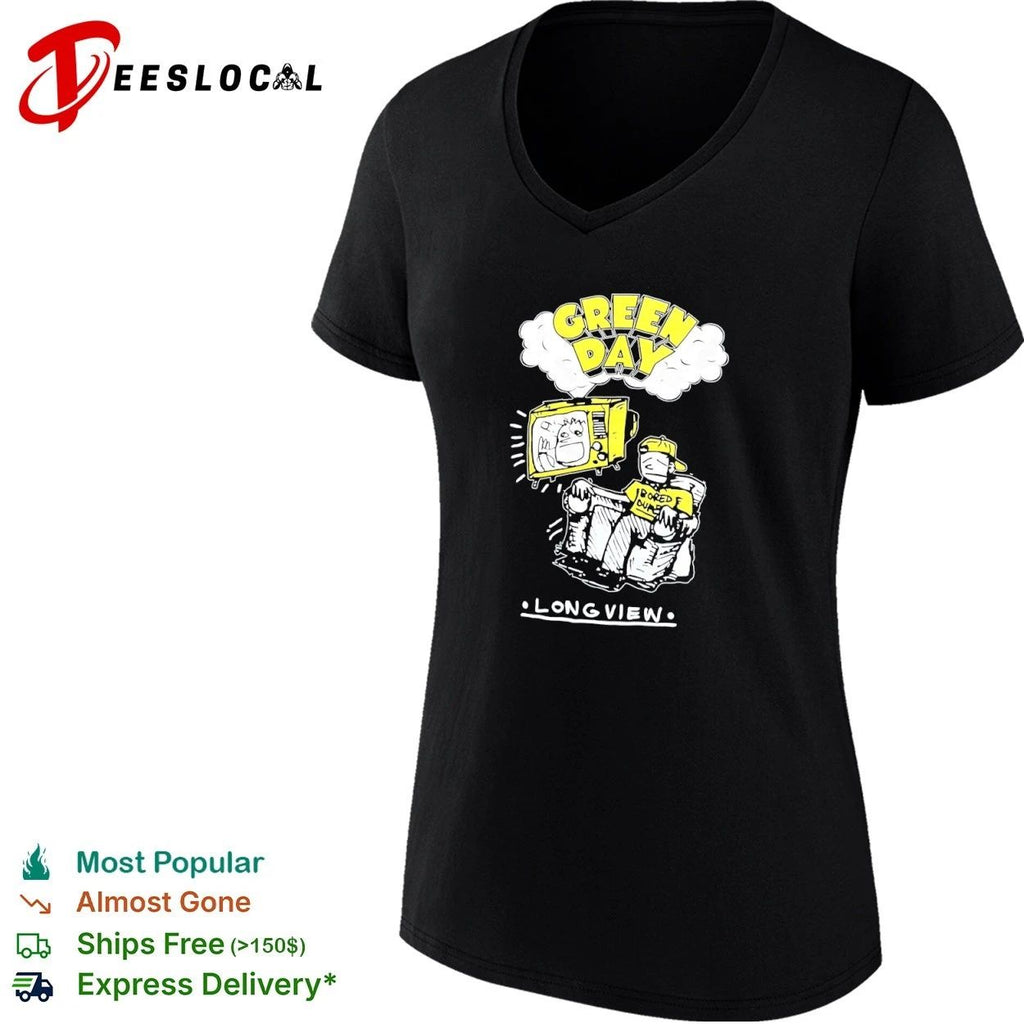 Green Day Long View Bored Out of My Mind Unisex