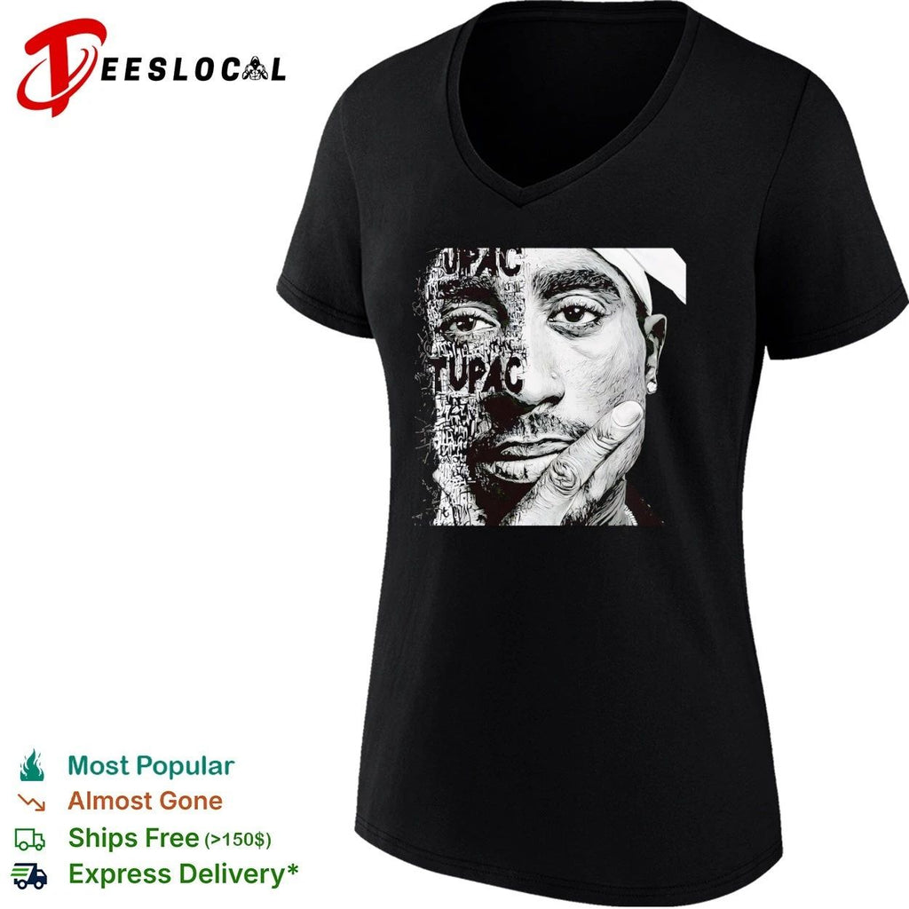 Tupac Shakur Portrait 2Pac Hip Hop Rap Legend Unisex