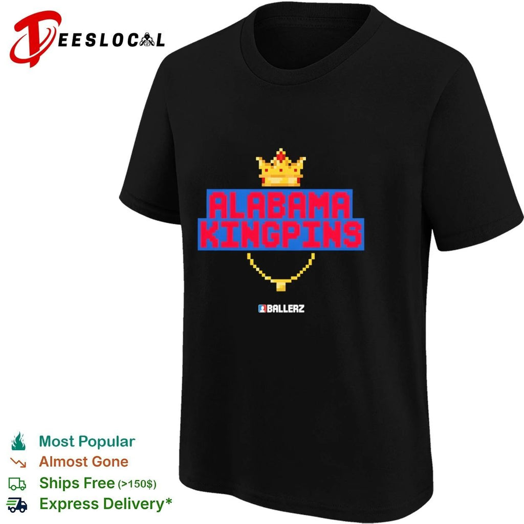 Alabama Kingpins Ballerz Pixel Art Crown Unisex