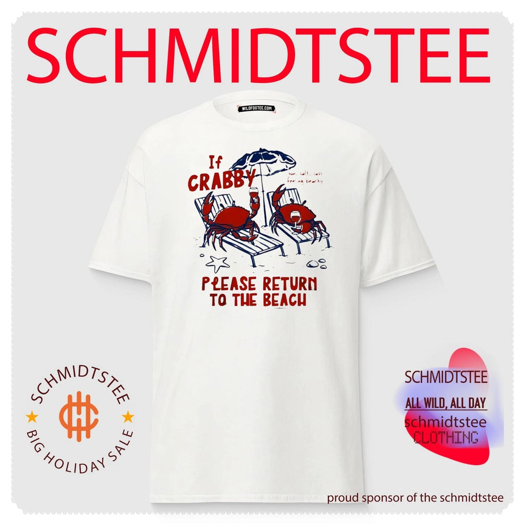 If Crabby Please Return to the Beach crab shirt Unisex