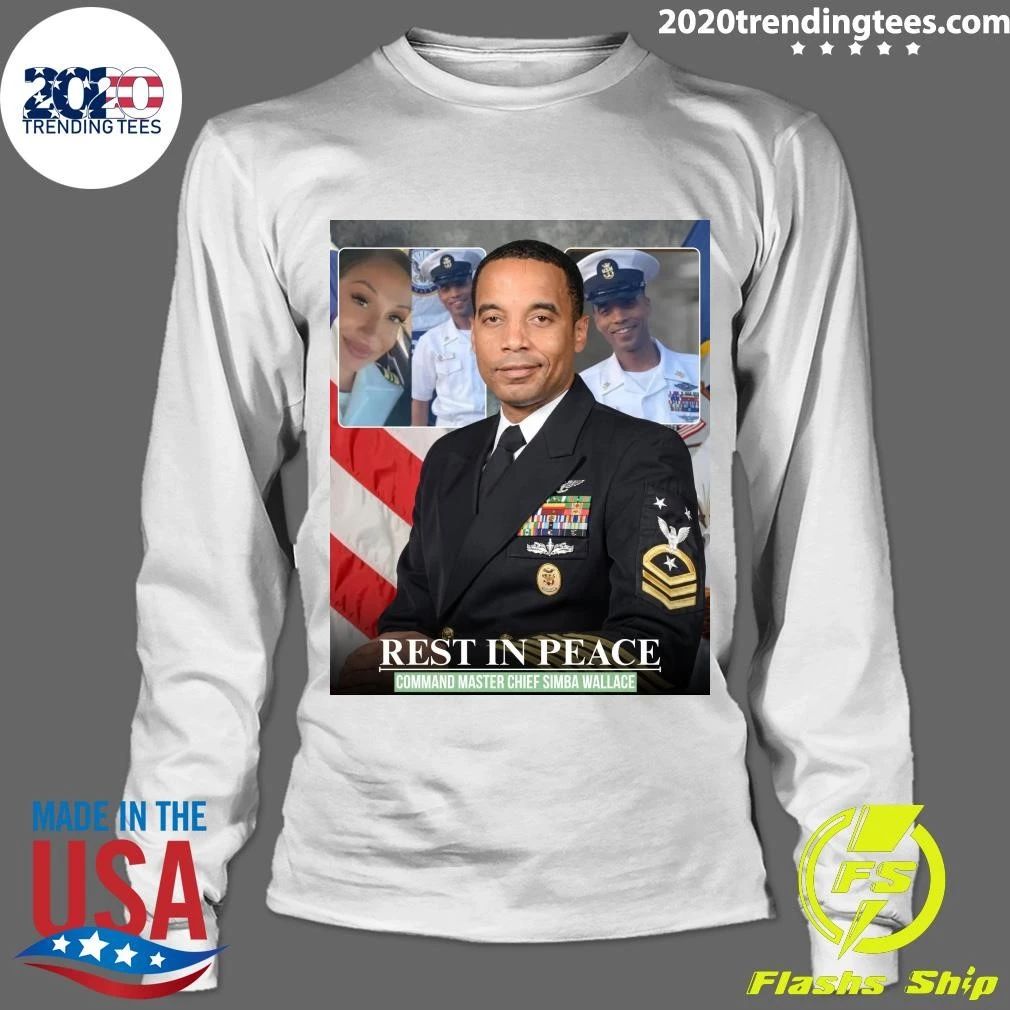 Rest In Peace Command Master Chief Simba Wallace Shirt