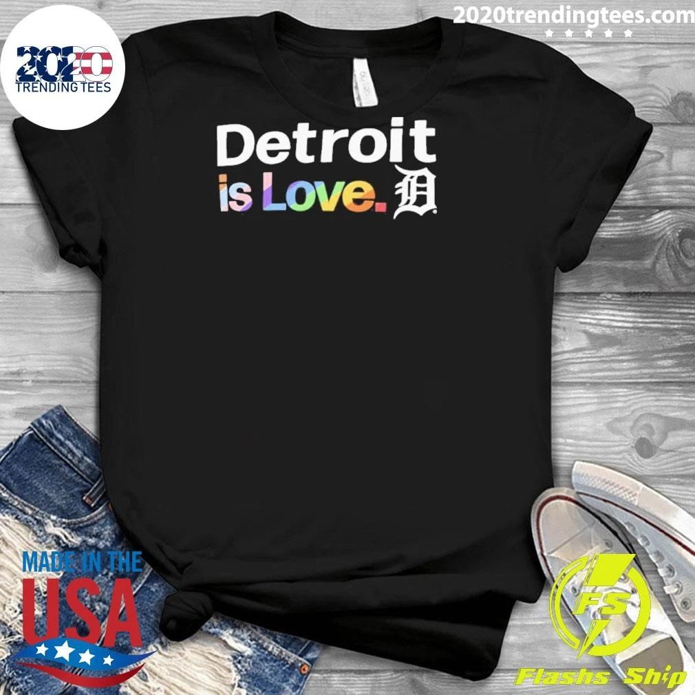 Detroit Tigers City Is Love Pride Shirt