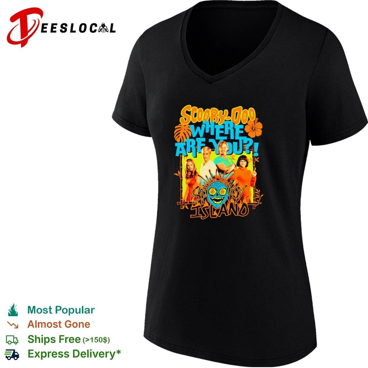 Scooby-Doo Where Are You Spooky Island Unisex