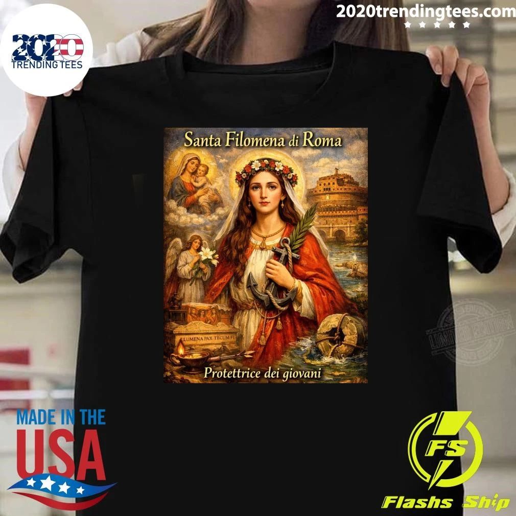 Santa Filomena Di Roma Protettrice Dei Giovani Shirt