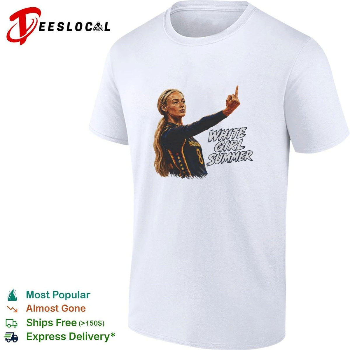 Sophie Cunningham Indiana Fever White Girl Summer Unisex
