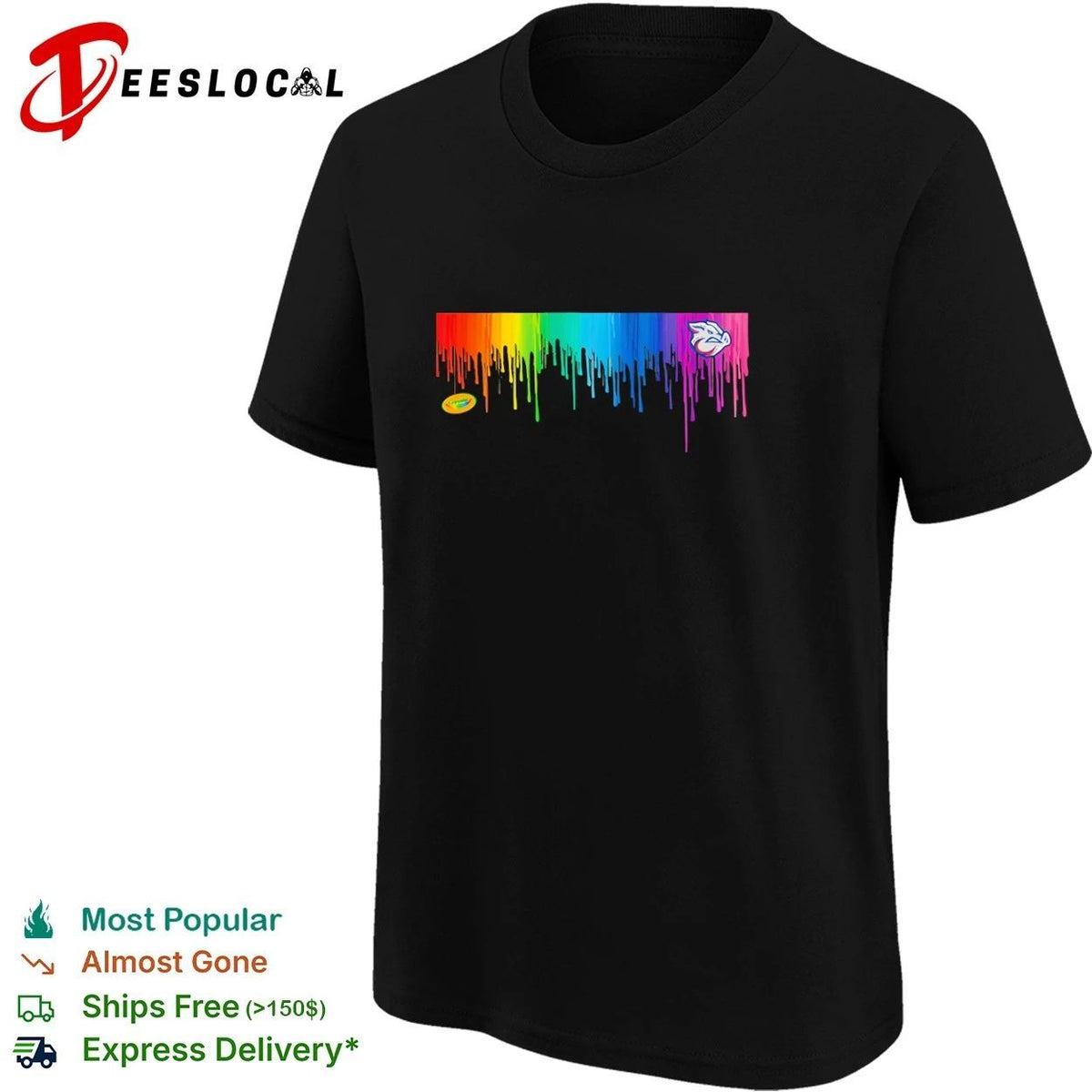 Crayola Paint Drip Lehigh Valley IronPigs Unisex