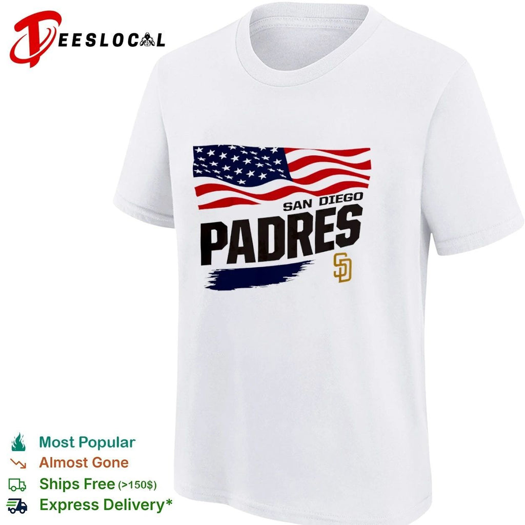 San Diego Padres American Flag Starter Unisex