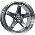 Anovia Wheels AN-5S Gloss Gunmetal Gray w/Machined Lip 18×9.5 | 5×120 (ANO0111895512045GY)