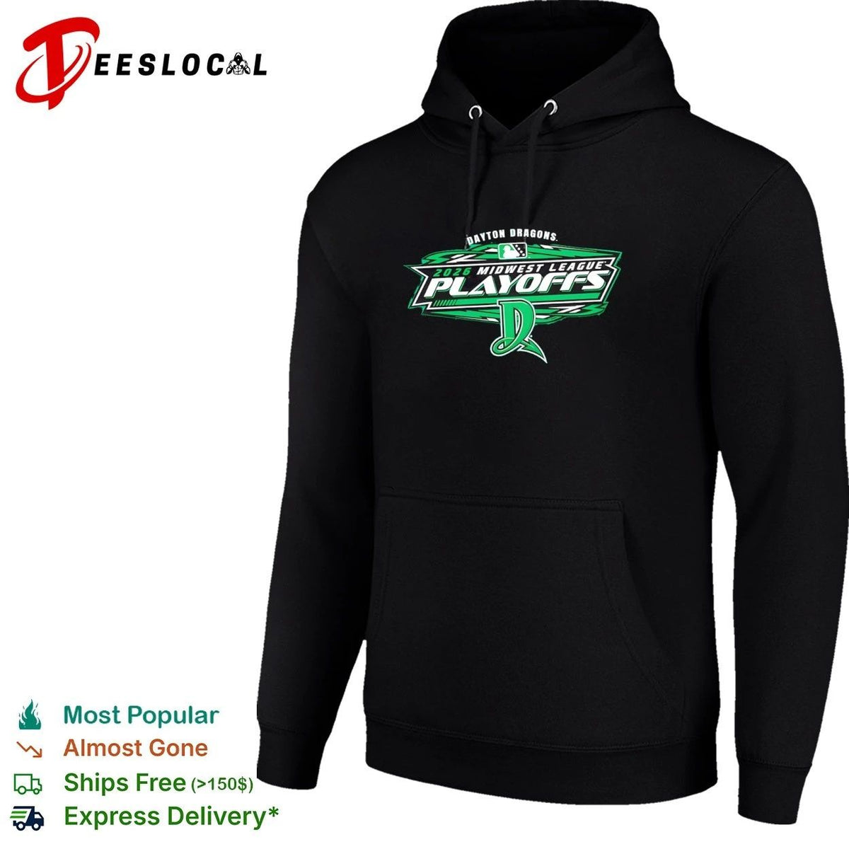 Dayton Dragons 2026 Midwest League Playoffs Unisex