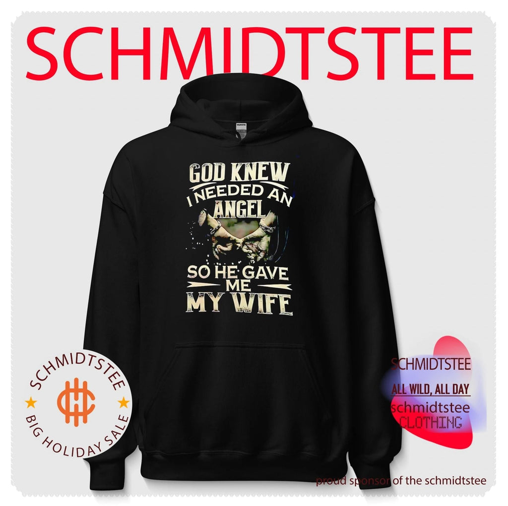 God knew I needed an angel so have me my wife vintage shirt Unisex