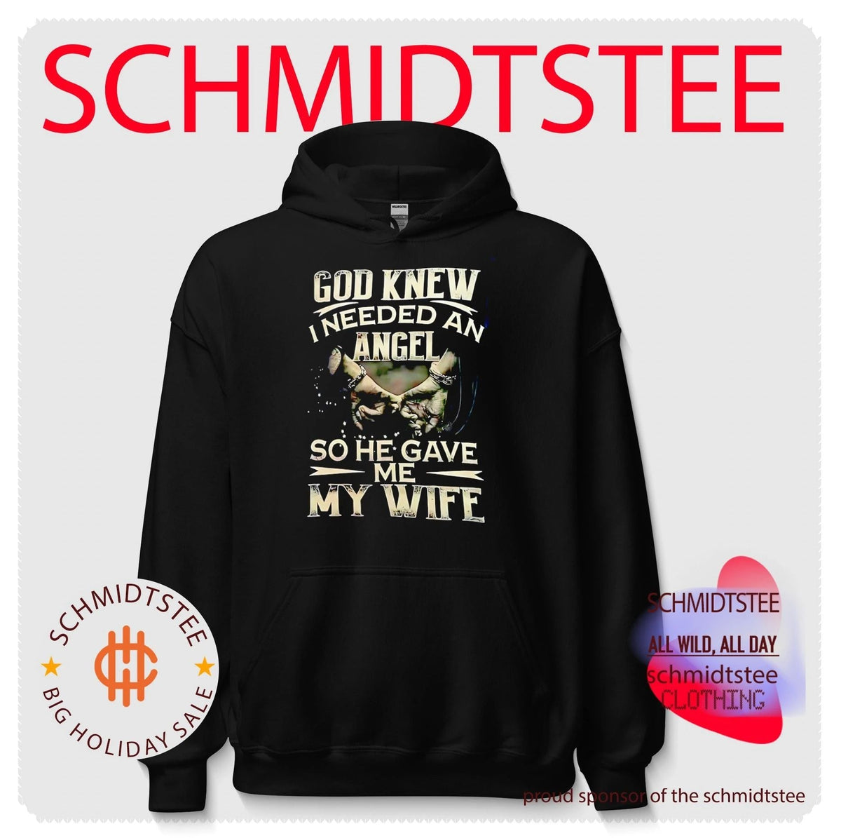 God knew I needed an angel so have me my wife vintage shirt Unisex
