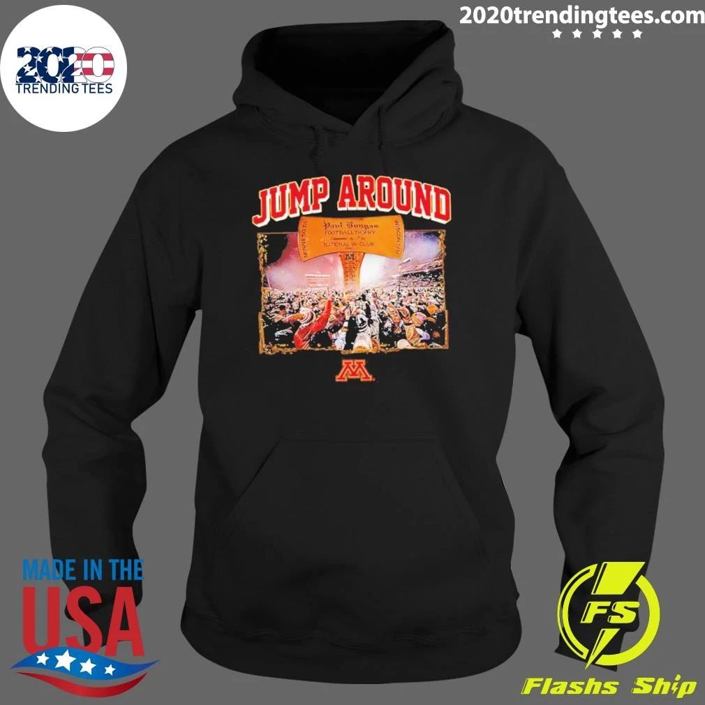 Jump Around Minnesota Golden Gophers Football Photo Shirt