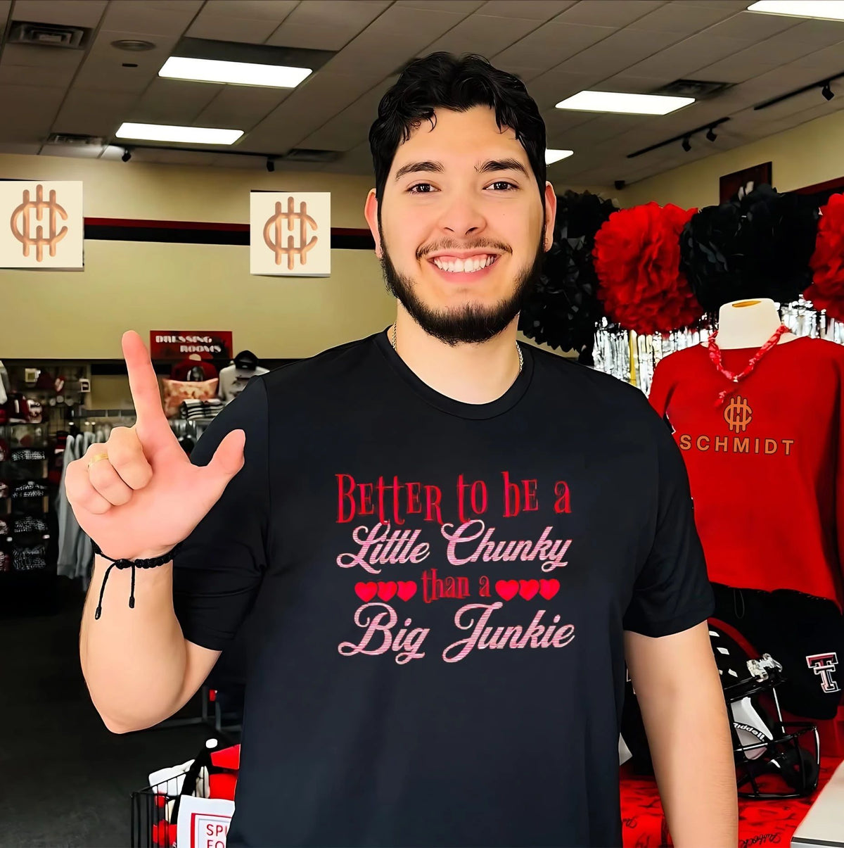 Better to be a little chunky than a big junkie shirt Unisex