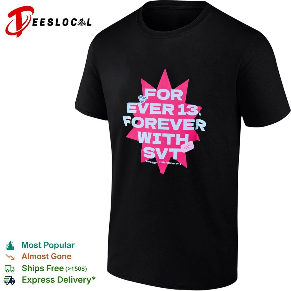 For Ever 13 Forever With SVT Seventeen 11th Anniversary Unisex