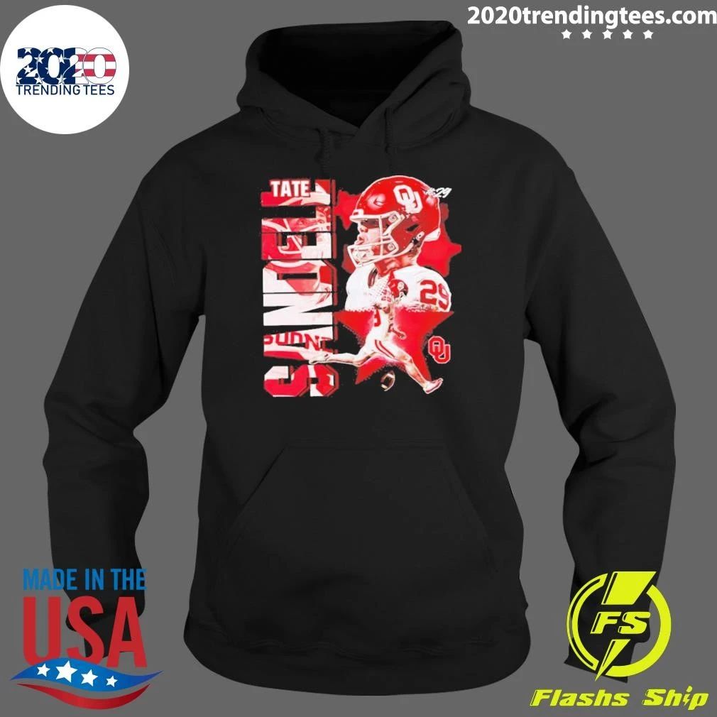 Tate Sandell Oklahoma Sooners Ncaa Football Graphic Shirt