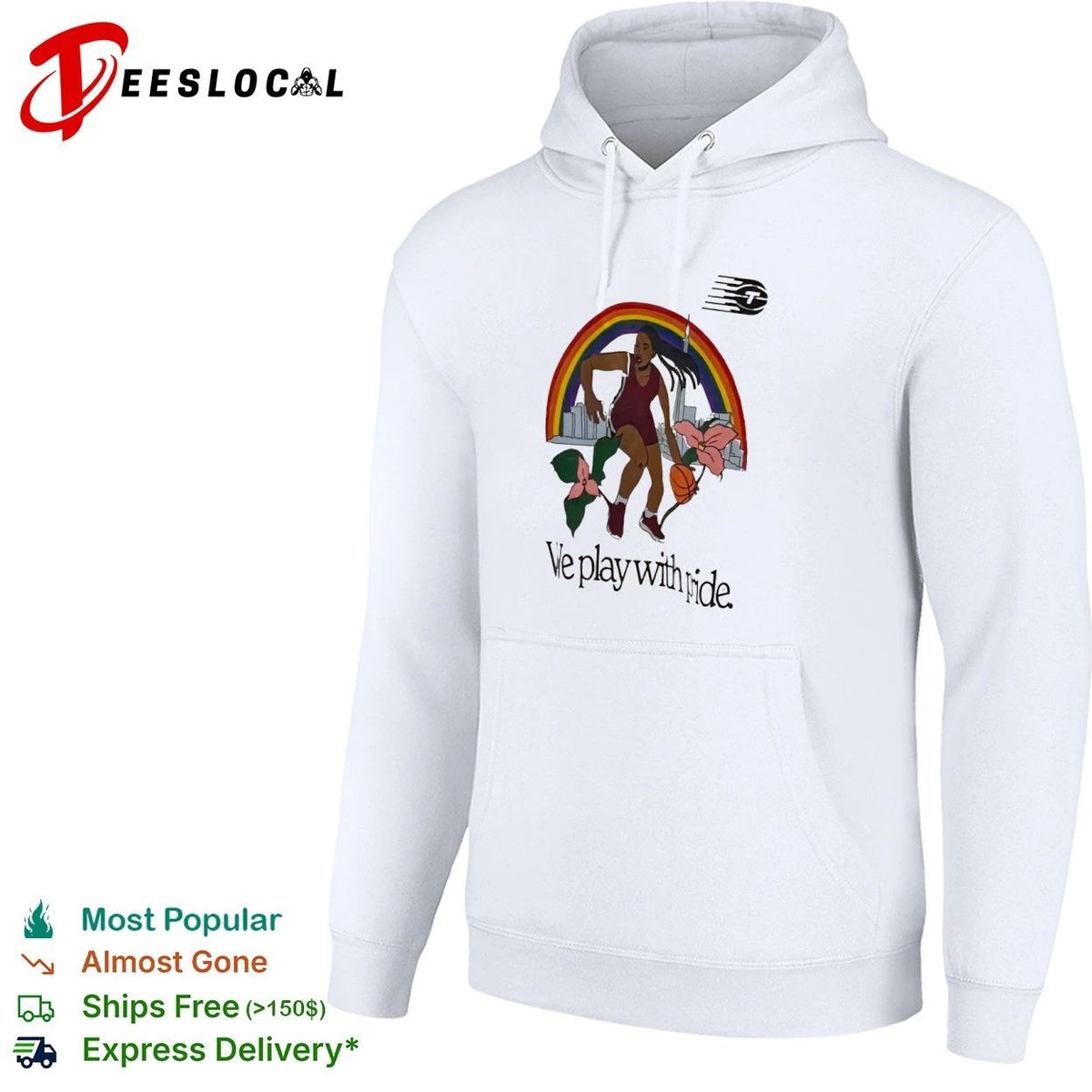 We Play With Pride Toronto Raptors Basketball Unisex