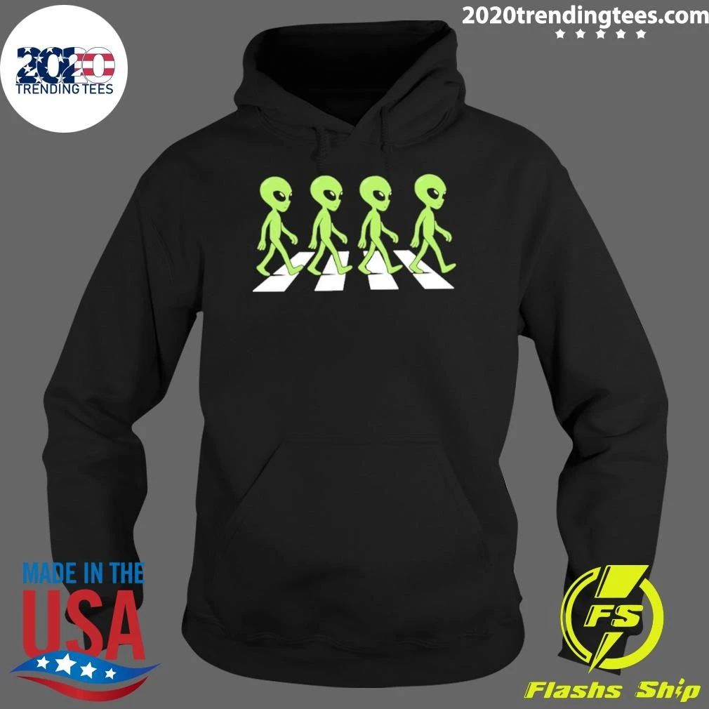 Alien Crosswalk Aliens Ufo Abbey Road Shirt