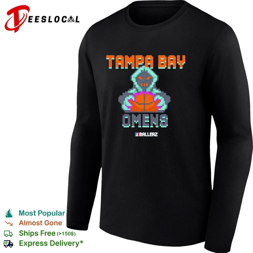 Tampa Bay Omens Ballerz basketball pixel art Unisex